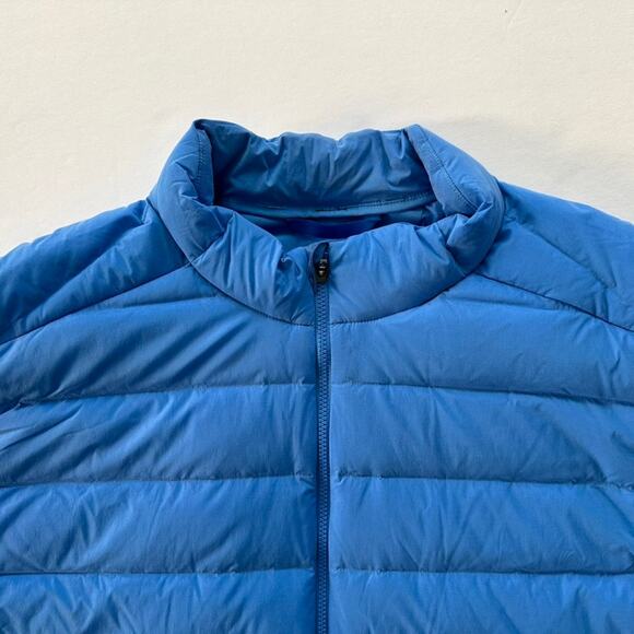 Lululemon Navigation Stretch Down Vest Blue Nile Size XL 700 Goose Fill Ski Cold - Picture 3 of 8